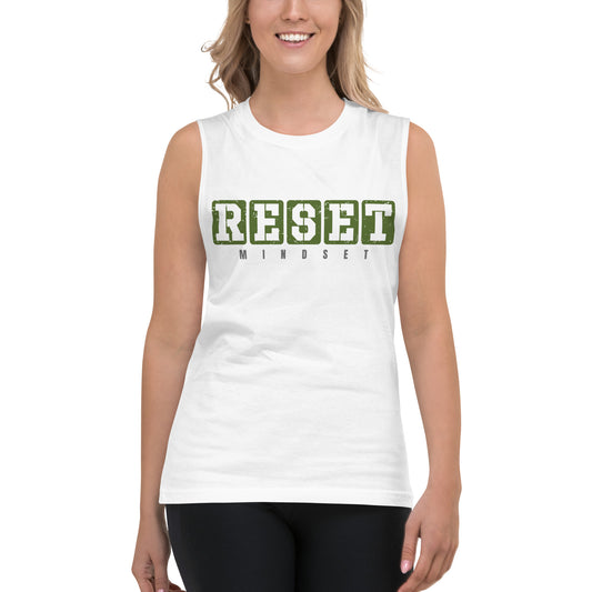RESET Mindset - Muscle T-Shirt - Green