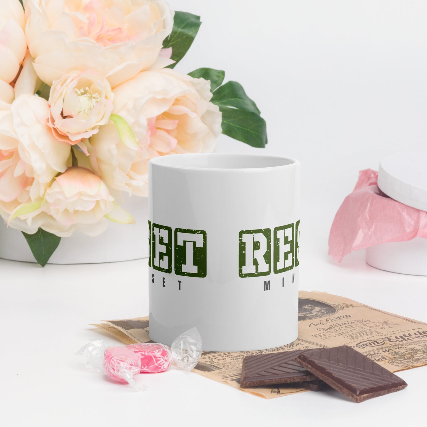 RESET Mindset Mug - Green